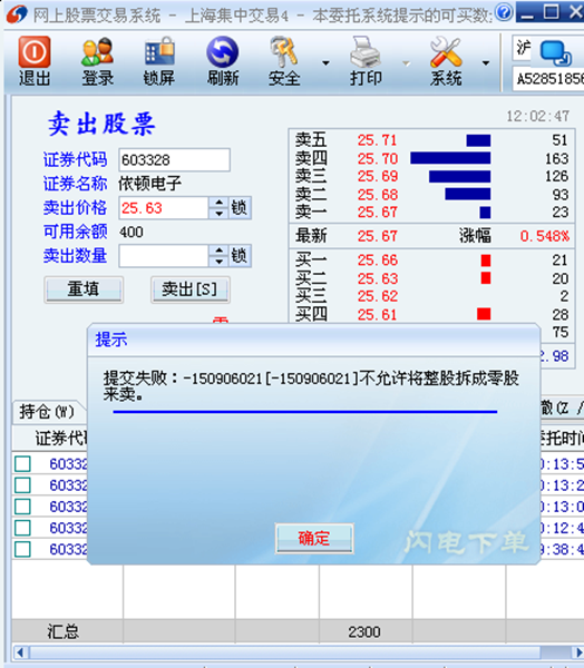 买卖股票100代表的数量